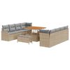 vidaXL Set Divano da Giardino 11 pz 10-Numero di posti