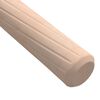 vidaXL Dowel in legno 12 pcs Marrone &Oslash;6 x 40 mm Legno massello