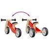 vidaXL Bicicletta Senza Pedali per Bambini 2 in 1 Rossa