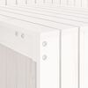 vidaXL Set da Balcone a 2 Posti Bianco in Legno Massello di Pino