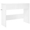 vidaXL Tavolo consolle Bianco 96,5 x 38 x 75 cm Legno ingegnerizzato