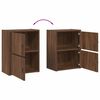 vidaXL Libreria Rovere Marrone 40x24x52 cm in Legno Multistrato