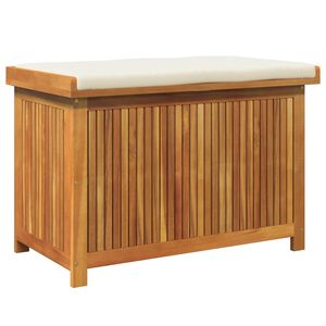vidaXL Scatola Cuscini da Esterno 90x50x60,5 cm Legno Massello Acacia