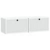 vidaXL Mobile Porta TV da Muro Bianco 98 x 31 x 30 cm