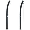 vidaXL Doccia ad Energia Solare Nera 214 cm 20 L