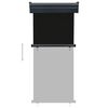 vidaXL Tendalino Laterale per Balcone 85x250 cm Nero