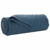 vidaXL Coperte da Pile 6 pcs Blu navy 170 x 130 cm Panno
