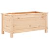 vidaXL Fioriera da Giardino 82,5x40x39 cm in Legno Massello di Pino