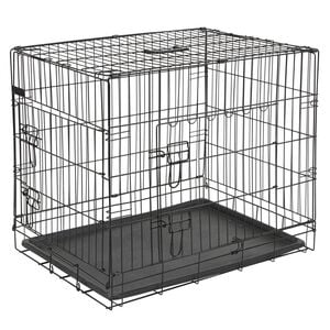 Trasportino Per Cani PetProved Pieghevole - Gabbia Da Viaggio Per Auto, Taglia Media, Blu - Foto 13