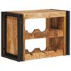 vidaXL Portabottiglie 100 x 45 x 33 cm Legno di Mango Grezzo Massiccio
