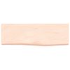 vidaXL Ripiano a Parete 60x20x6 cm Legno Massello Rovere Non Trattato