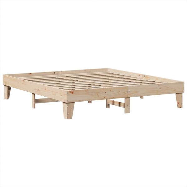 vidaXL Letto senza Materasso 180x200 cm in Legno Massello di Pino
