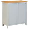 vidaXL Credenza 70x35x75 cm in Legno Massello di Rovere