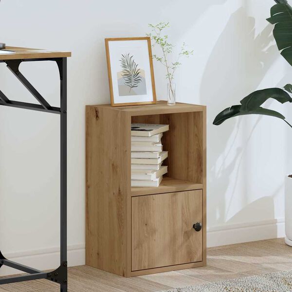 vidaXL Libreria Rovere Artigianale 31x24x52 cm in Legno Multistrato