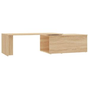vidaXL Tavolino da Salotto Rovere Sonoma 150x50x35cm Legno Multistrato