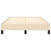 vidaXL Giroletto senza Materasso Crema 120x190cm in Tessuto