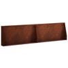 vidaXL Muro di contenimento 2 pz 80 x 12 x 50 cm Acciaio Corten