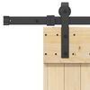 vidaXL Porta Scorrevole con Set Hardware 70x210 cm Legno Massello Pino