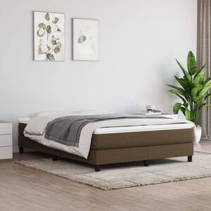 vidaXL Materasso a Molle Insacchettate Rigidit&agrave; Media Marrone Scuro 140x200x20 cm