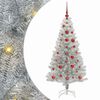 vidaXL Albero di Natale Argento 120 cm PET