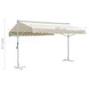 vidaXL Tenda da Sole a Gazebo 4x3 m Crema
