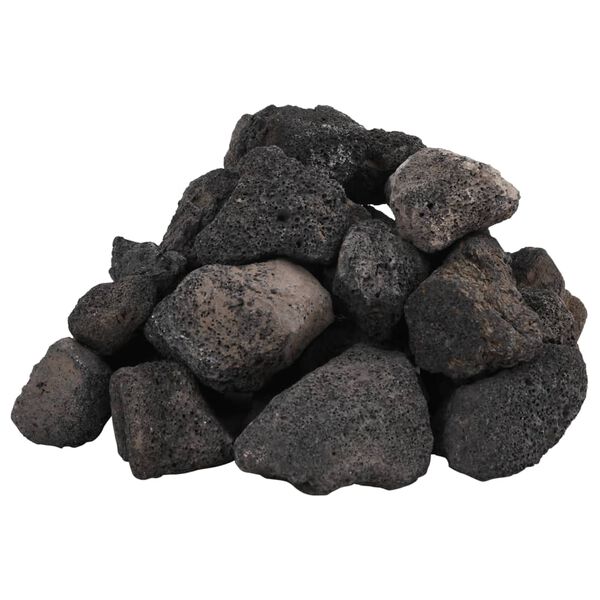 vidaXL Rocce Vulcaniche 25 kg Nere 5-8 cm