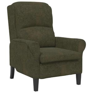 vidaXL poltrona Verde militare Pelle Sintetica
