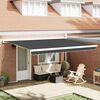 vidaXL Tenda Retrattile Antracite 450 &times;300 cm Tessuto e Metallo
