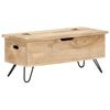 vidaXL Baule 90x40x45 cm in Legno Massello di Mango