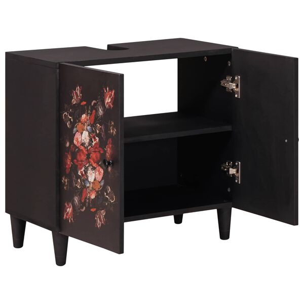 vidaXL Armadio sottolavello con porta Multicolore 62 x 33 x 58 cm