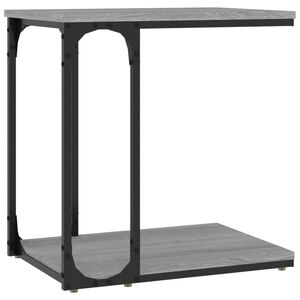 vidaXL Tavolino Grigio Sonoma 50x35x52 cm in Legno Multistrato