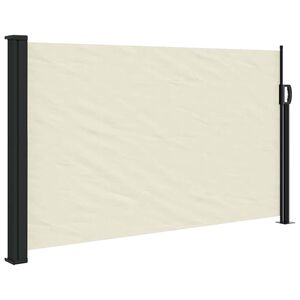 vidaXL Tenda da Sole Laterale Retrattile Crema 120x600 cm