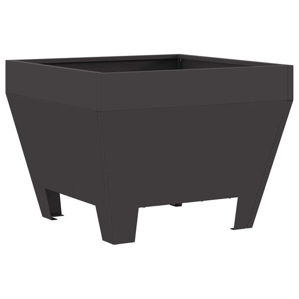 vidaXL Focolare Nero 50 x 50 x 38 cm Acciaio