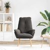 vidaXL poltrona Grigio scuro 69 x 74 x 93 cm Tessuto Sherpa