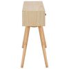 vidaXL Tavolo Consolle 4 Cassetti 110x30x75 cm in Massello di Pino