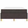 vidaXL Struttura del letto Marrone Scuro 120 x 190 cm Tessuto