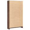 vidaXL Libreria Rovere Marrone 80x24x143 cm in Legno Multistrato