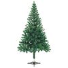 vidaXL Albero di Natale Preilluminato Palline Bianco 210 cm 910 Rami