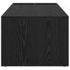 vidaXL Tavolino da salotto Rovere Nero 101,5 x 50 x 37 cm