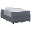 vidaXL Struttura del letto Grigio scuro 120 x 200 cm Tessuto