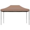vidaXL Tenda da Festa Pieghevole Pop-Up Marrone 440x292x315 cm