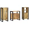 vidaXL Set di mobili per il bagno 3 pcs Legno Recuperato Massello