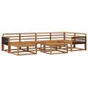 vidaXL Set di divani da esterno 7 pcs Naturale