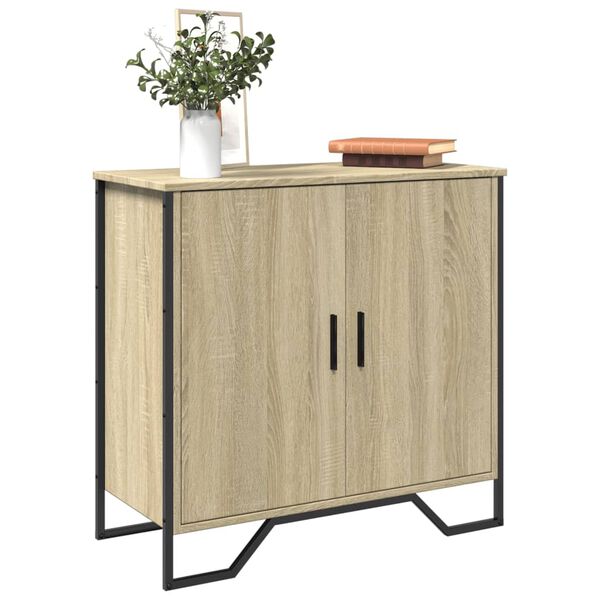 vidaXL Credenza Rovere Sonoma 78x35,5x74,5 cm in Legno Multistrato