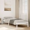 vidaXL Letto Extra Lungo senza Materasso Bianco 90x210 cm in Pino