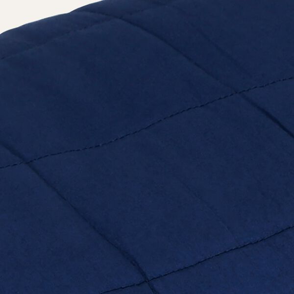 vidaXL Coperta Ponderata Blu 200x230 cm 13 kg Tessuto