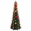 vidaXL Albero di Natale artificiale con 200 LED Verde 210 cm PVC
