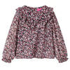 vidaXL Camicia da Bambina a Maniche Lunghe Rosa Scuro 92
