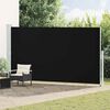 vidaXL Tenda Laterale Retrattile per Patio 200x500 cm Nera
