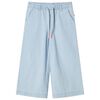 vidaXL Pantaloni da Bambino Blu Denim Tenue 116